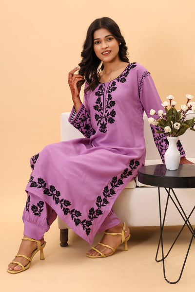 Amara Gulabi Dhaga’s Gulab Kurta with Afghani Pant Set