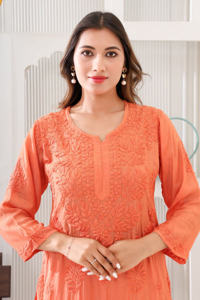 Naazakat Authentic Lucknowi Kurta Set