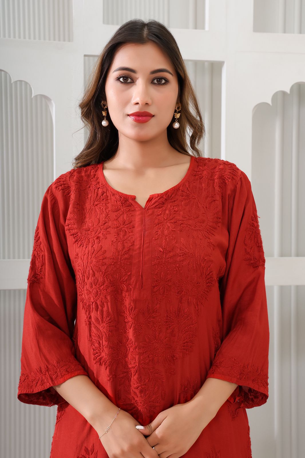 Naazakat Authentic Lucknowi Kurta Set