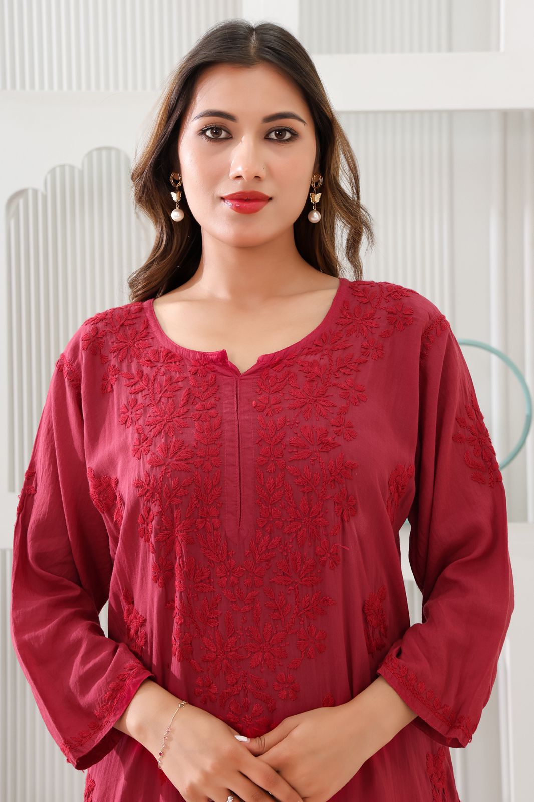 Naazakat Authentic Lucknowi Kurta Set