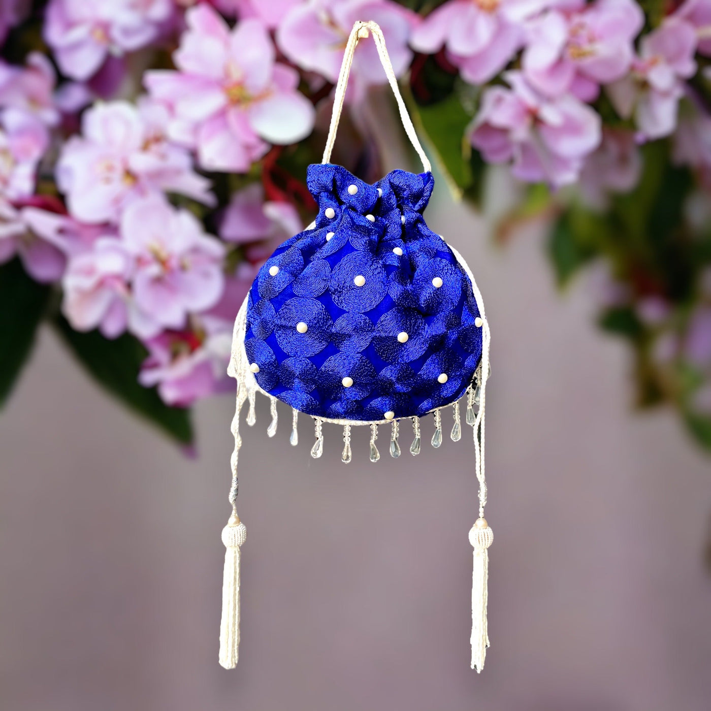 Beautiful Blue Potli bag